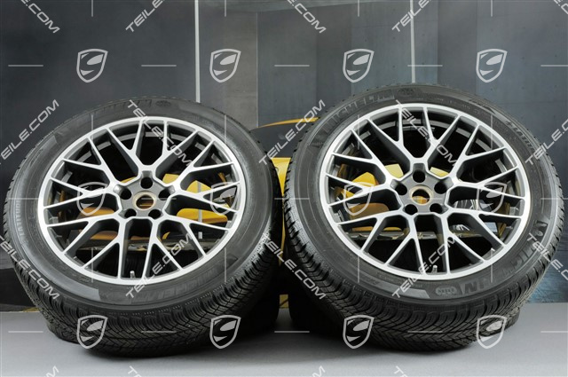 20-inch "RS Spyder Design" winter wheels set, rims 9J x 20 ET26 + 10J x 20 ET19 + NEW Michelin Pilot Alpin 5 SUV winter tyres 265/45 R20 + 295/40 R20, with TPMS 20-inch "RS Spyder Design" winter wheels set, rims 9J x 20 ET26 + 10J x 20 ET19 + NEW Michelin Pilot Alpin 5 SUV winter tyres 265/45 R20 + 295/40 R20, with TPMS