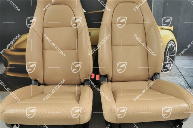 Sitze, leather Luxor Beige, set (L+R)