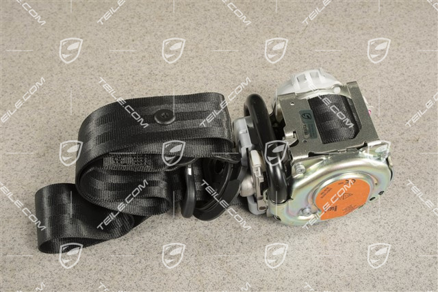 Seat belt, front, Black, R