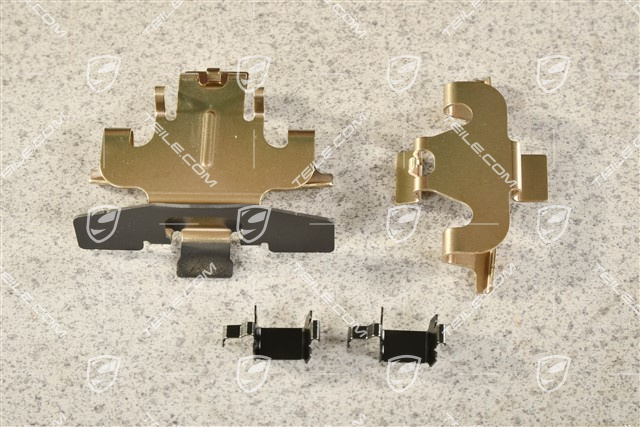 Fixed caliper pad fitting / Anti rattle spring PCCB, Front