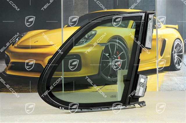 Side window, tinted, without mouldings, R Side window, tinted, without mouldings, R
