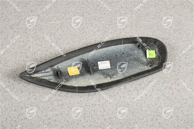 Mittelkonsole, Blende, Leder, seitlich, Schwarz, R