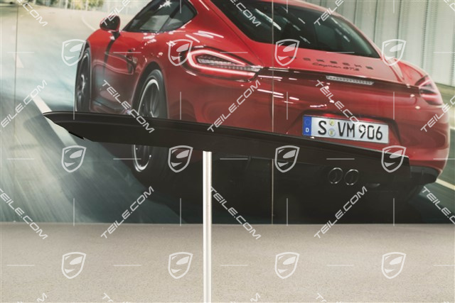 Front bumper disc / trim, Sport Design Package, upper, Black matt, R