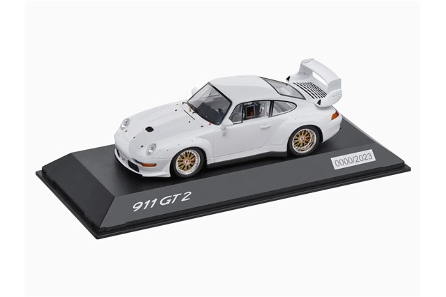 Porsche 911 993 GT2, Resine, Weiß, Limitiert auf 2.023 Stück, Maßstab 1:43