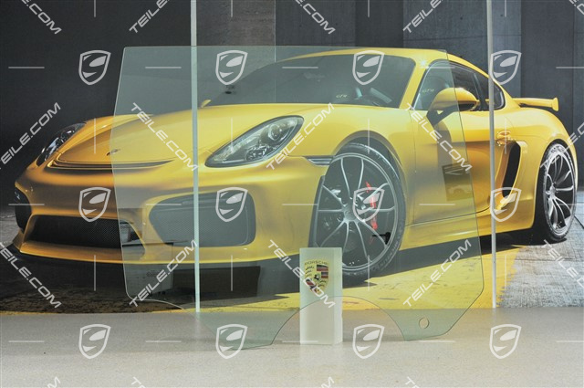 Rear door glass, green, R Rear door glass, green, R