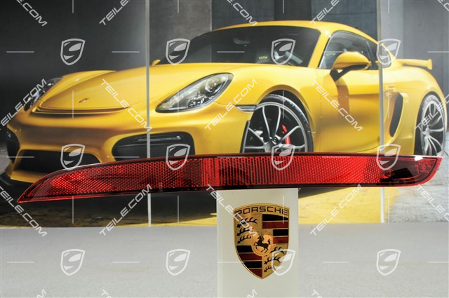 Rear fog light with reflector, L Rear fog light with reflector, L