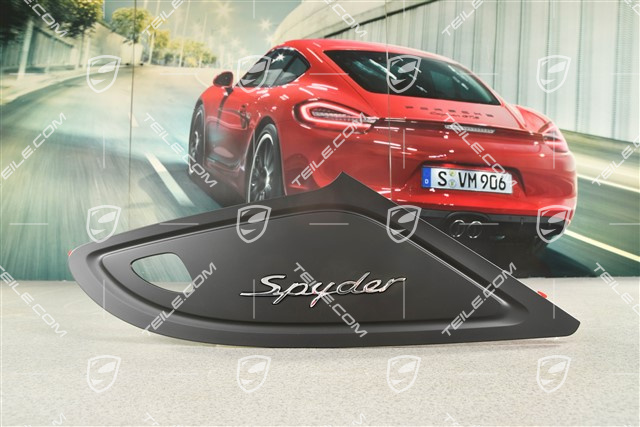 Spyder cover for rear lid mounting, R