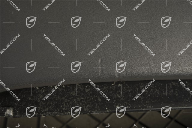 Dashboard trim, leather, Space grey