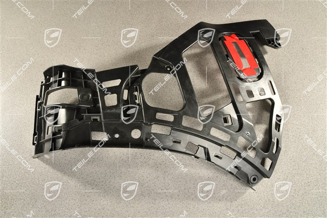 Holding / support rail / guide, rear bumper, R
