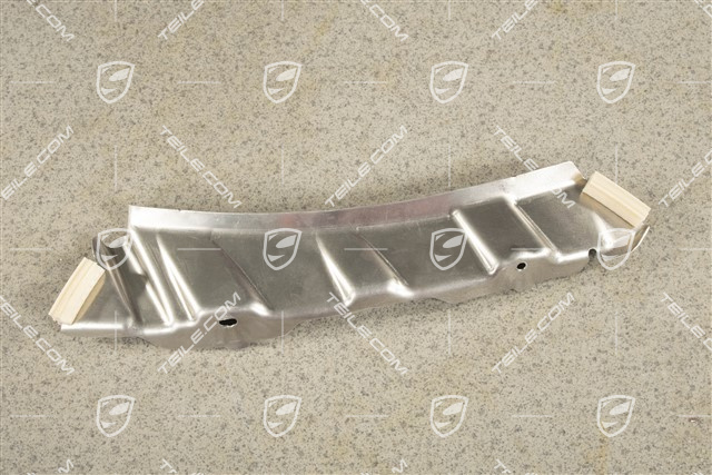 Turbo, Rear bumper Heat protection / heat shield, lower, R