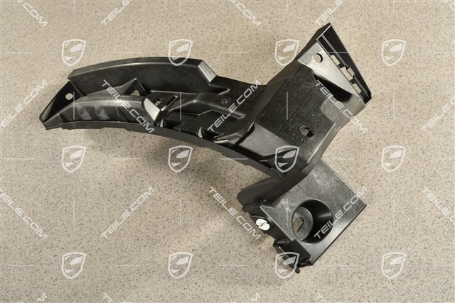 Rear bumper retaining strip, R