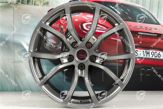 21" Felga Cayenne Exclusive Design, 11J x 21 ET49, Platinum satynowy półmat