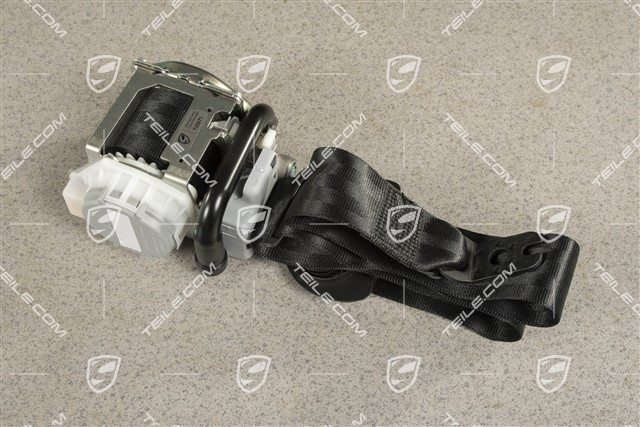 Seat belt, front, Black, L