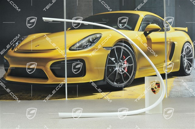 Rear window moulding, alu, L Rear window moulding, alu, L