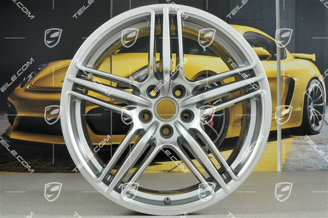 19" Felge Macan Design, 8J x 19 ET21, Brilliantsilber