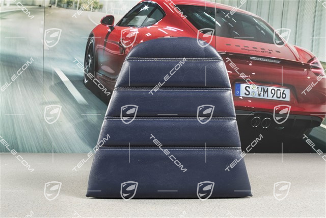 Back seat lower / cushion, Leatherette, Cobalt blue, R