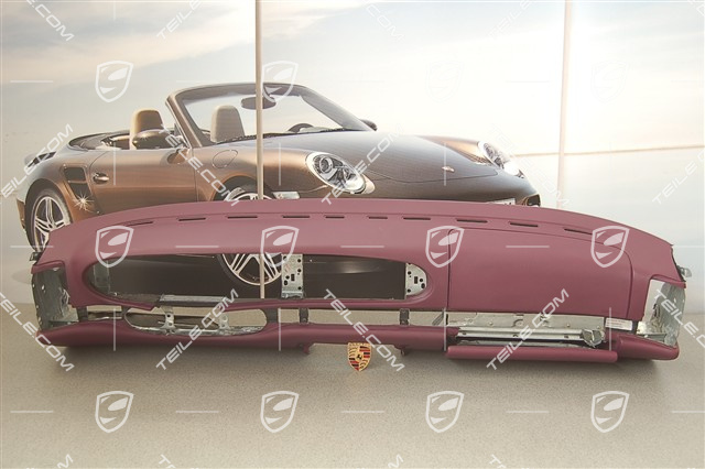 Dashboard, leather, magenta, with airbag cover Dashboard, leather, magenta, with airbag cover