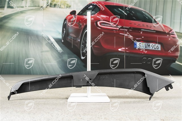 Disc / cover lower for front bumper retaining frame, Black, R