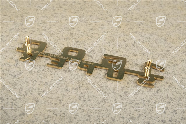 "1600 Super" logo, Gold plated