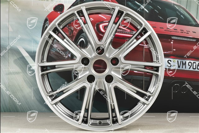 20-inch wheel rim Exclusive Design, 9,5J x 20 ET71, for winter use, platinum silver