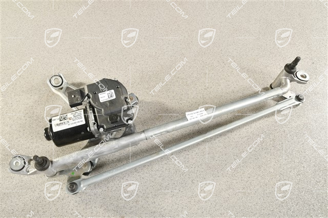 Windscreen wiper system / complete crank drive