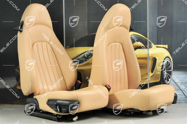 4200, Sitze, el. einstellbar, Leder, Memory, Beige, Cabrio, Satz (L+R)