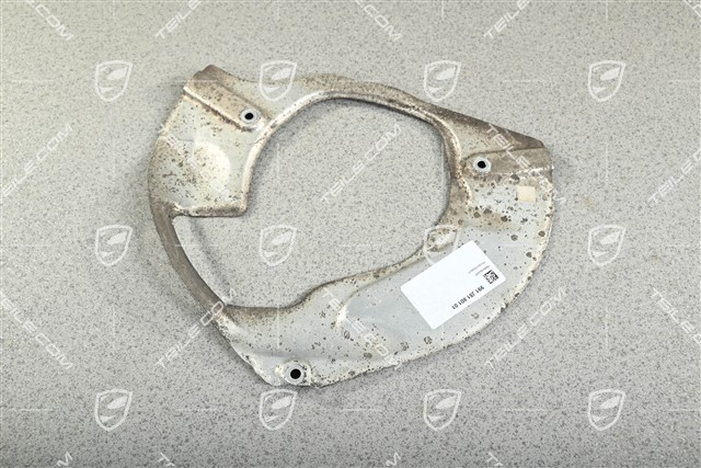 Front axle disc brake protective plate, PCCB, L