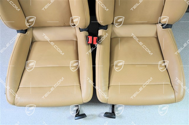 Sitze, leather Luxor Beige, set (L+R)