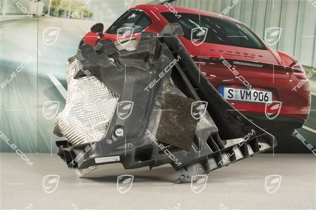 Retaining frame, incl. heat shield, GT3 / Speedster, L