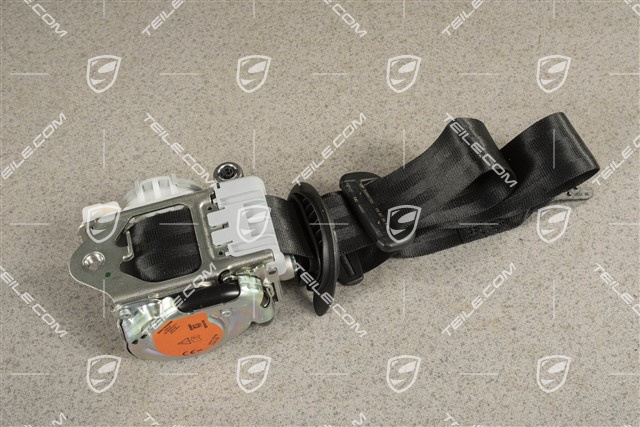 Seat belt, front, Black, L