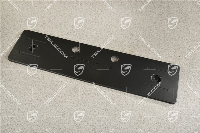Number / Licence plate support, Rear, Coupe