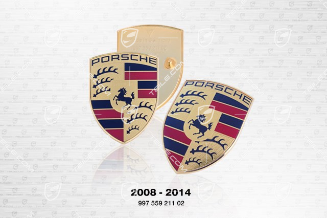 Porsche bonnet badge, crest