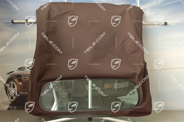 Verdeckbezug mit Scheibe, braun Verdeckbezug mit Scheibe, braun