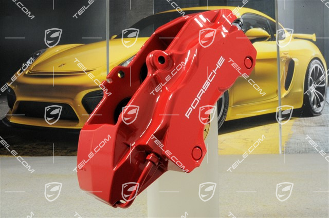 Fixed calliper without pads, red, 4S / Turbo, R Fixed calliper without pads, red, 4S / Turbo, R