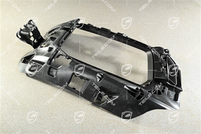 Retaining frame, lateral, black matte, GTS / Sport Design, L