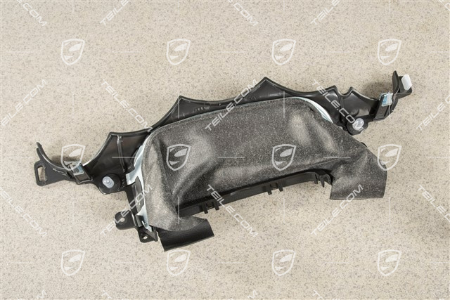 Cover, Instrument cluster, Black, LL