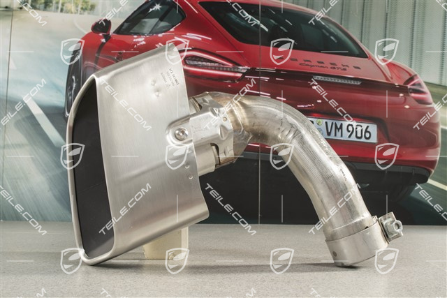 Exhaust system tail pipe, standard tailpipe, 3.0L V6, R