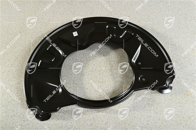 Front axle disc brake protective plate, L