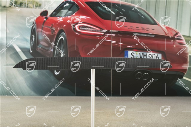 Trim, lateral, Black matte, R